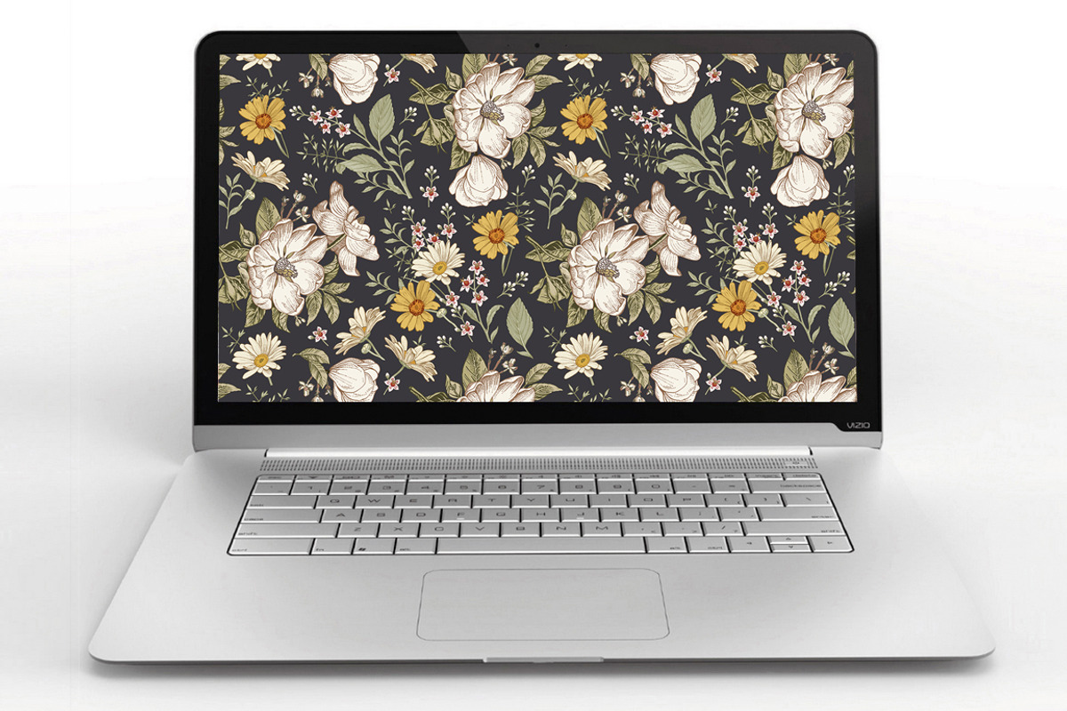 Set Seamless Flowers Dogrose Pattern, a Pattern Graphic by Vintage (Photo 10 of 10)