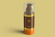 Airless Pump Cosmetic Bottle Mockup, a Cups & Container Mockup by Digitalphaser (Thumbnail 4 of 5)