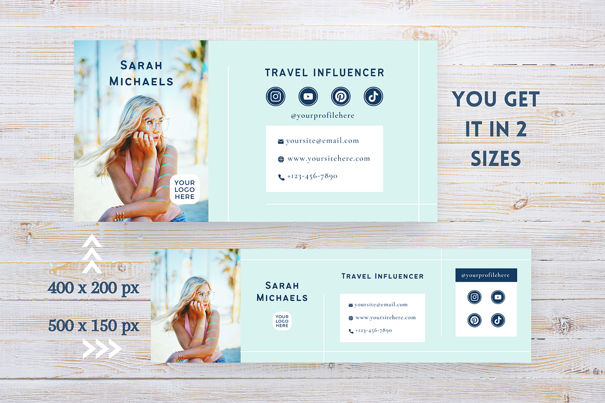 Travel Influencer Business Bundle, a Templates & Theme by Golden Horizons Studio (Photo 10 of 13)