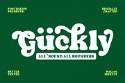 Guckly | Display Font, a Serif Font by Twicolabs Fontdation (Thumbnail 1 of 9)