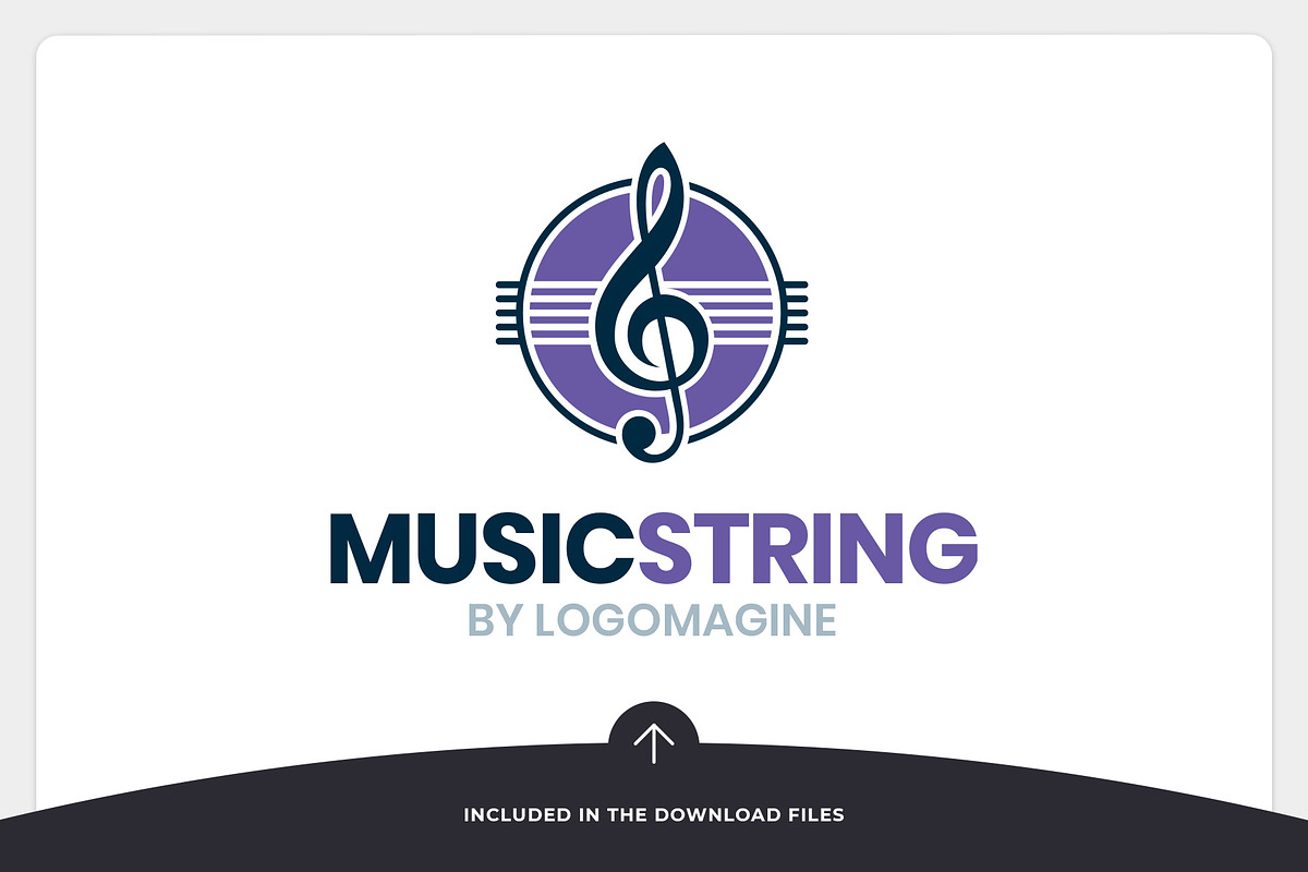 Music String Logo Template, a Branding & Logo Template by LOGOMAGINE (Photo 9 of 16)