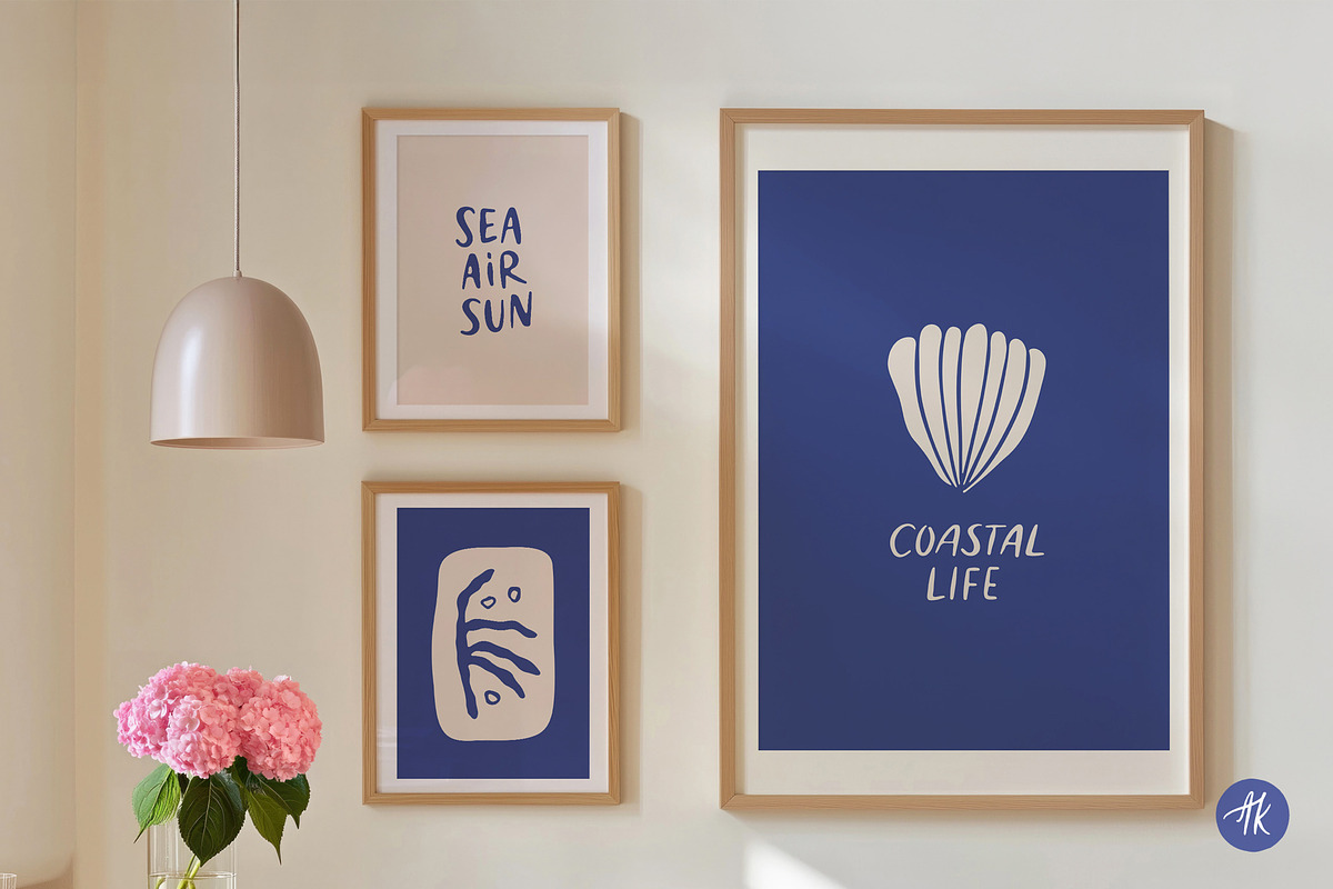 Sea Lover Hand Drawn Wall Art Set, a Graphic by Alena Koval (Photo 14 of 23)