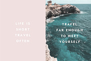 Handmade Wanderlust Font Duo, a Sans Serif Font by Salt & Pepper Designs (Thumbnail 3 of 9)
