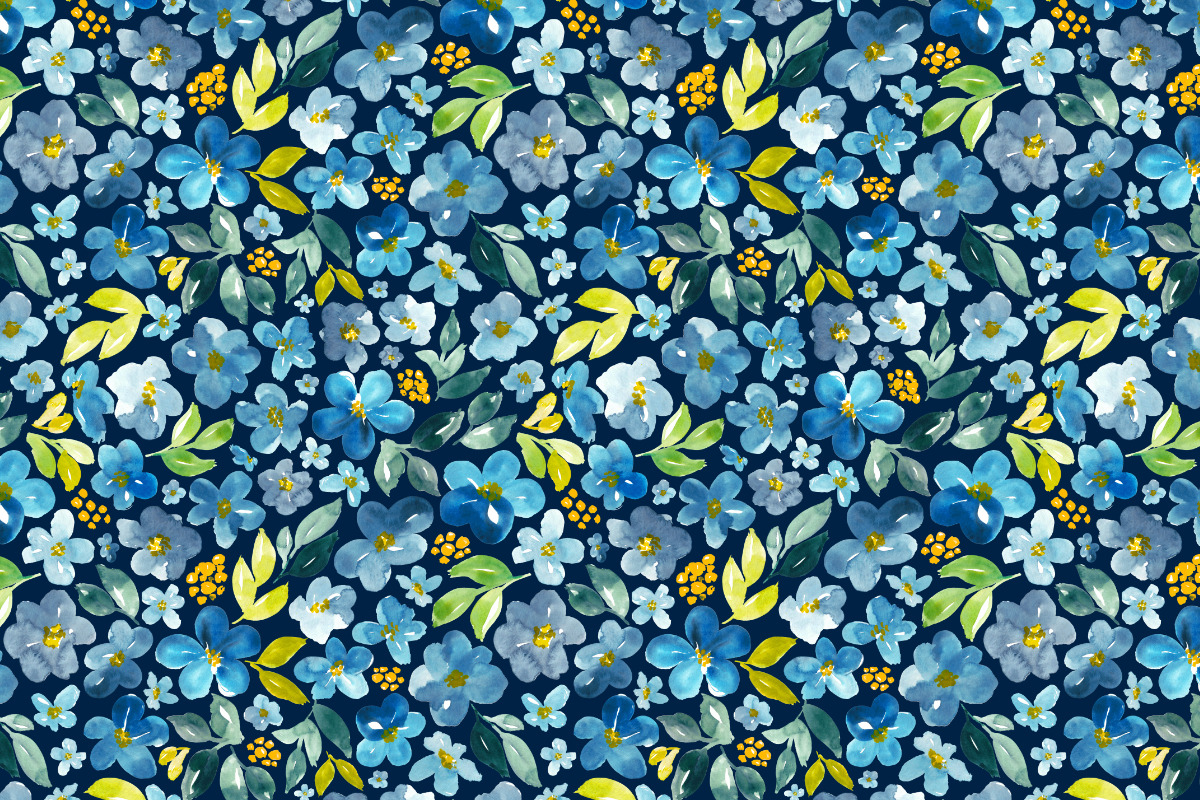Blue, green, orange and navy, a Pattern Graphic by Anya-D (Photo 5 of 7)