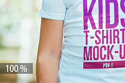 Kids T-Shirt Mock-Up Vol 5, a Shirt Mockup by Freeman Studio (Thumbnail 4 of 17)