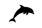 Dolphin Jumping Silhouette Vector bu, an Illustration by Designs_River (Thumbnail 40 of 48)
