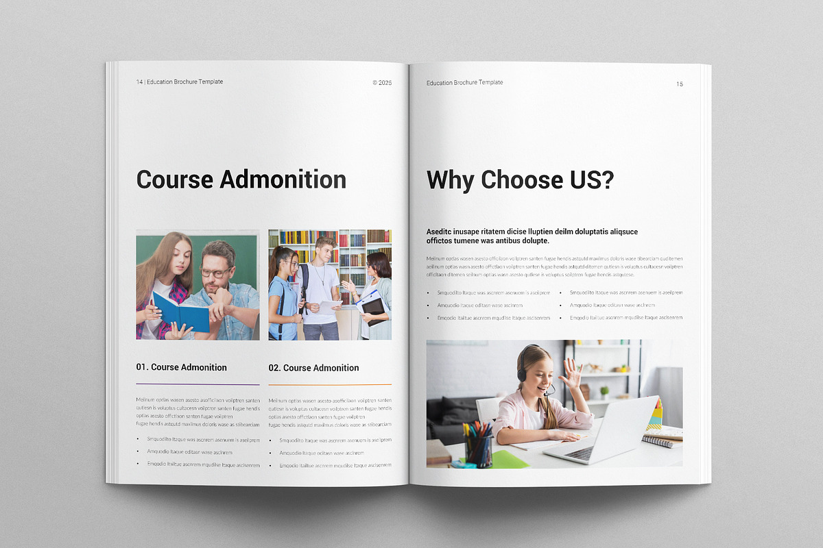 Education Brochure Template, a Brochure Template by E-Type (Photo 6 of 7)