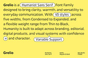 Grelio - Humanist Sans Serif, a Sans Serif Font by Get Studio (Thumbnail 2 of 17)