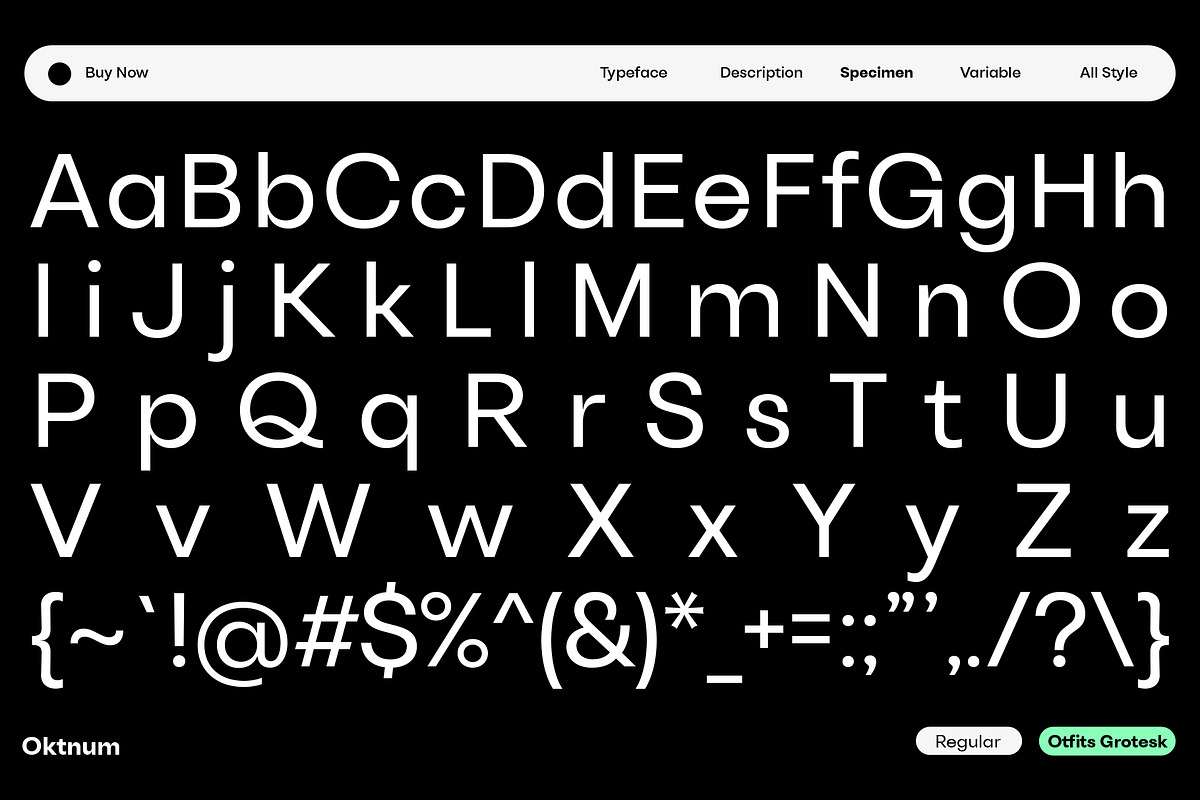 Otfits Grotesk Display, a Sans Serif Font by Oktnum Type Foundry (Photo 16 of 17)
