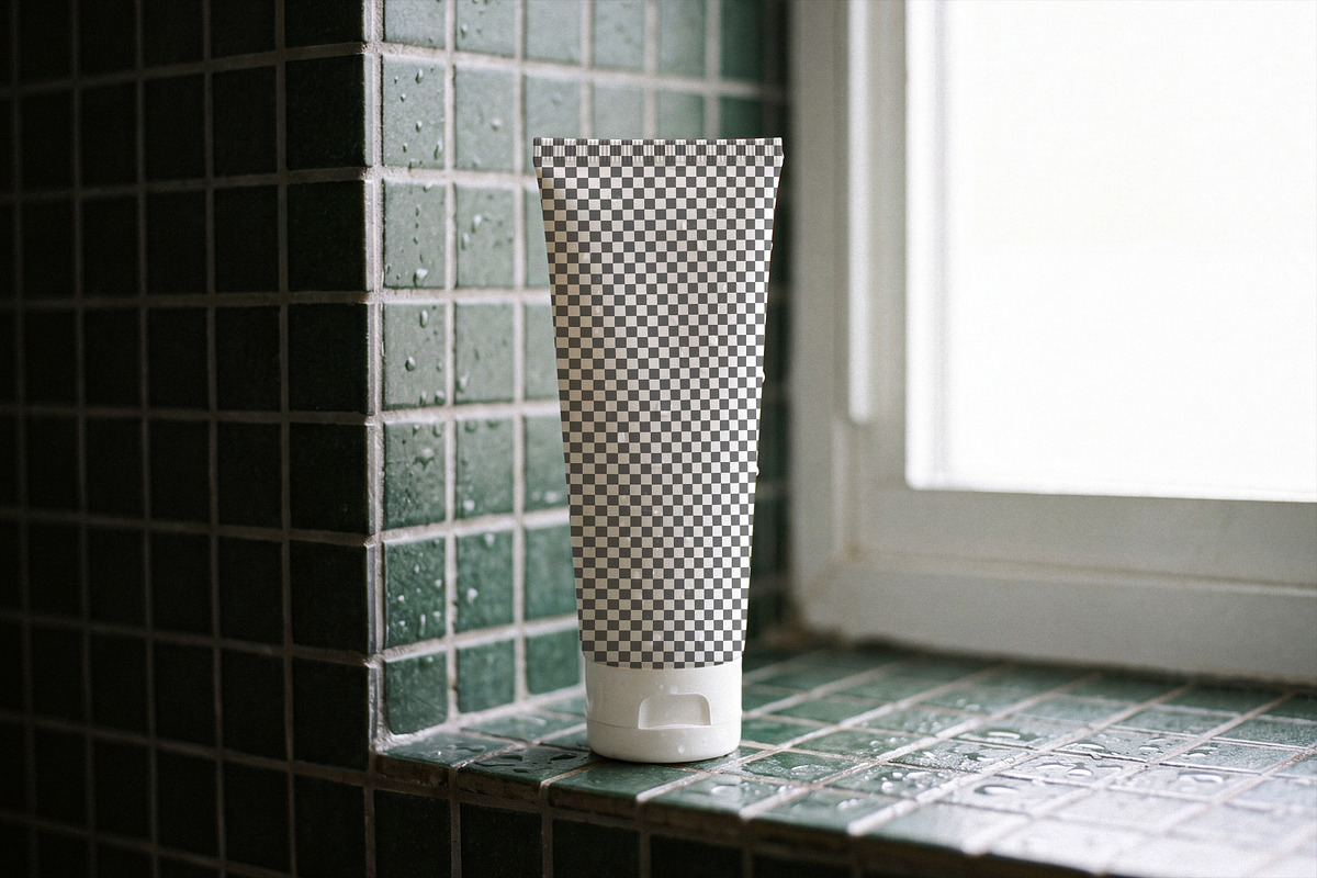 Squeeze Tube Skincare Cream Mockup, a Packaging Mockup by Designer Dude (Photo 2 of 2)
