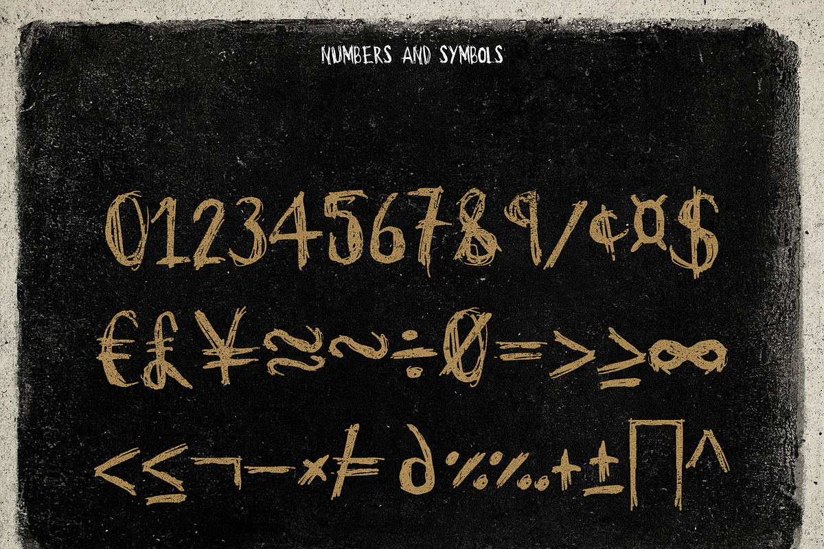 Display font Thirsty Dog preview 4