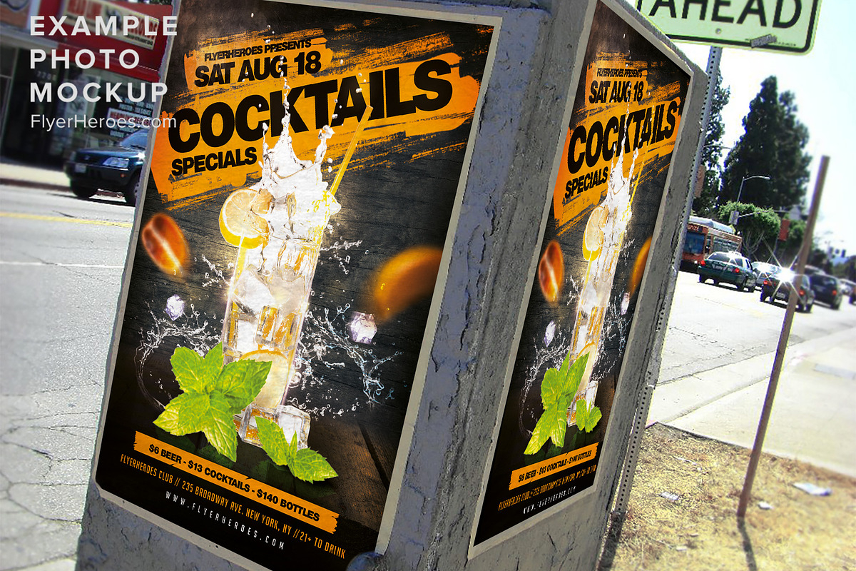 Food Drinks 04, a Flyer Template by FlyerHeroes (Photo 3 of 4)