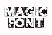 Bloody Square Destroy Font, a Blackletter Font by Fourteen Letter (Thumbnail 3 of 8)