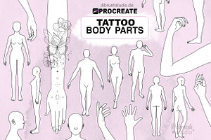 Procreate Tattoo Body Parts