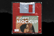 Floppy Disk Mockup, a Product Mockup by BORT GRAPHIC (Thumbnail 1 of 8)