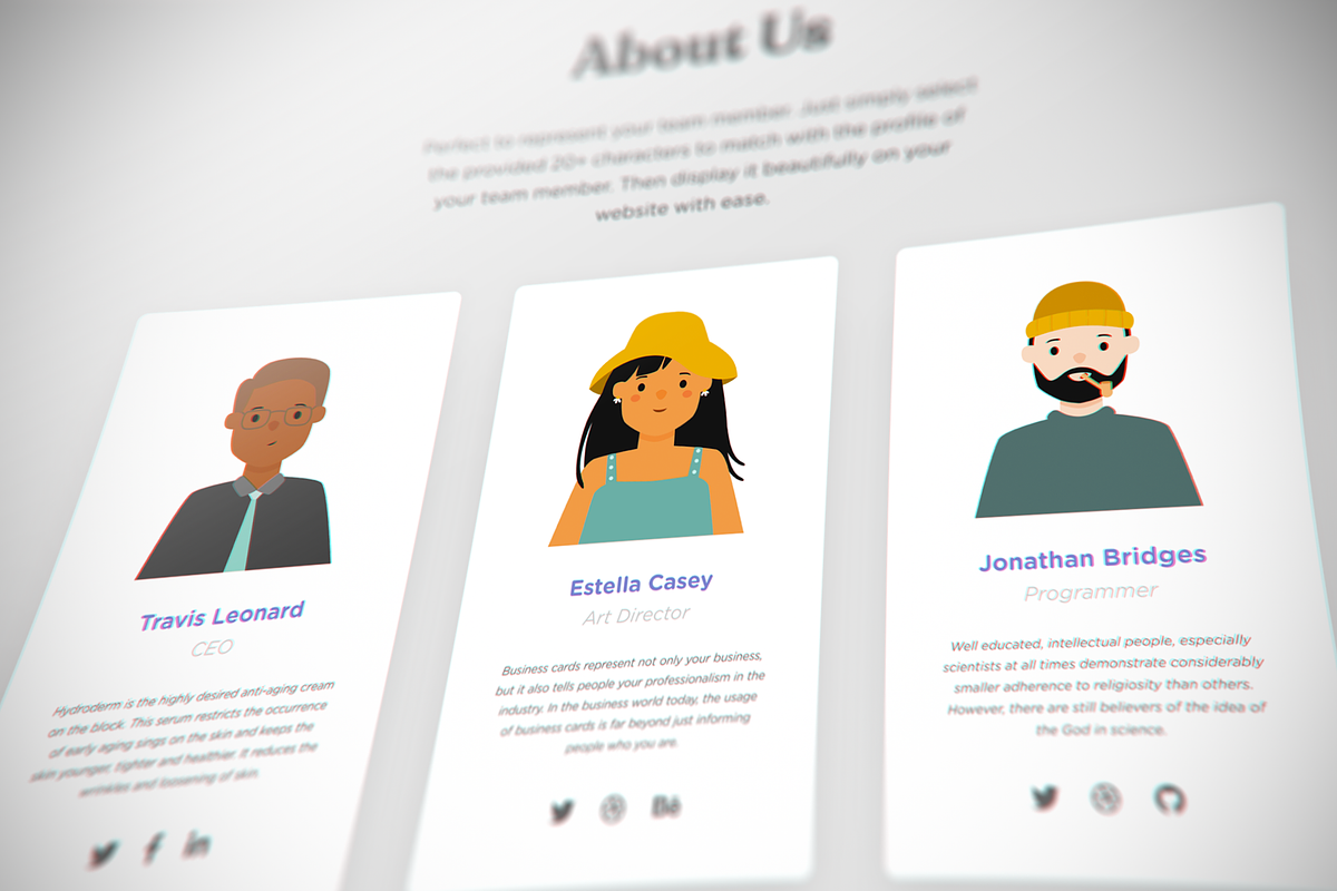 Diversity 100 Vector Avatar Pack V2, an Illustration by Telllu & Friends (Photo 4 of 4)