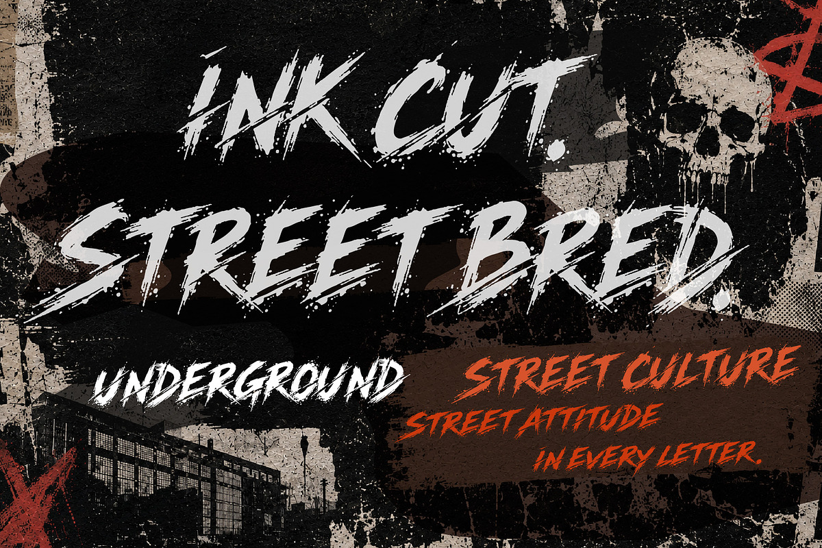 MoonSlash - Raw Cuts Typeface, a Handwritten Font by HypeWorksCo (Photo 6 of 14)