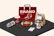 Restaurant Branding Mockup, a Packaging Mockup by Unerispace (Thumbnail 2 of 5)