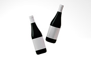 Floating Wine Bottle Mockup Set, a Product Mockup by McLittle Stock (Thumbnail 2 of 2)