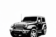 Jeep Vector Traveled design, perfect, an Illustration by Amazin_art (Thumbnail 9 of 9)