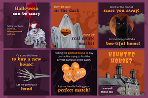 Halloween Real Estate Templates