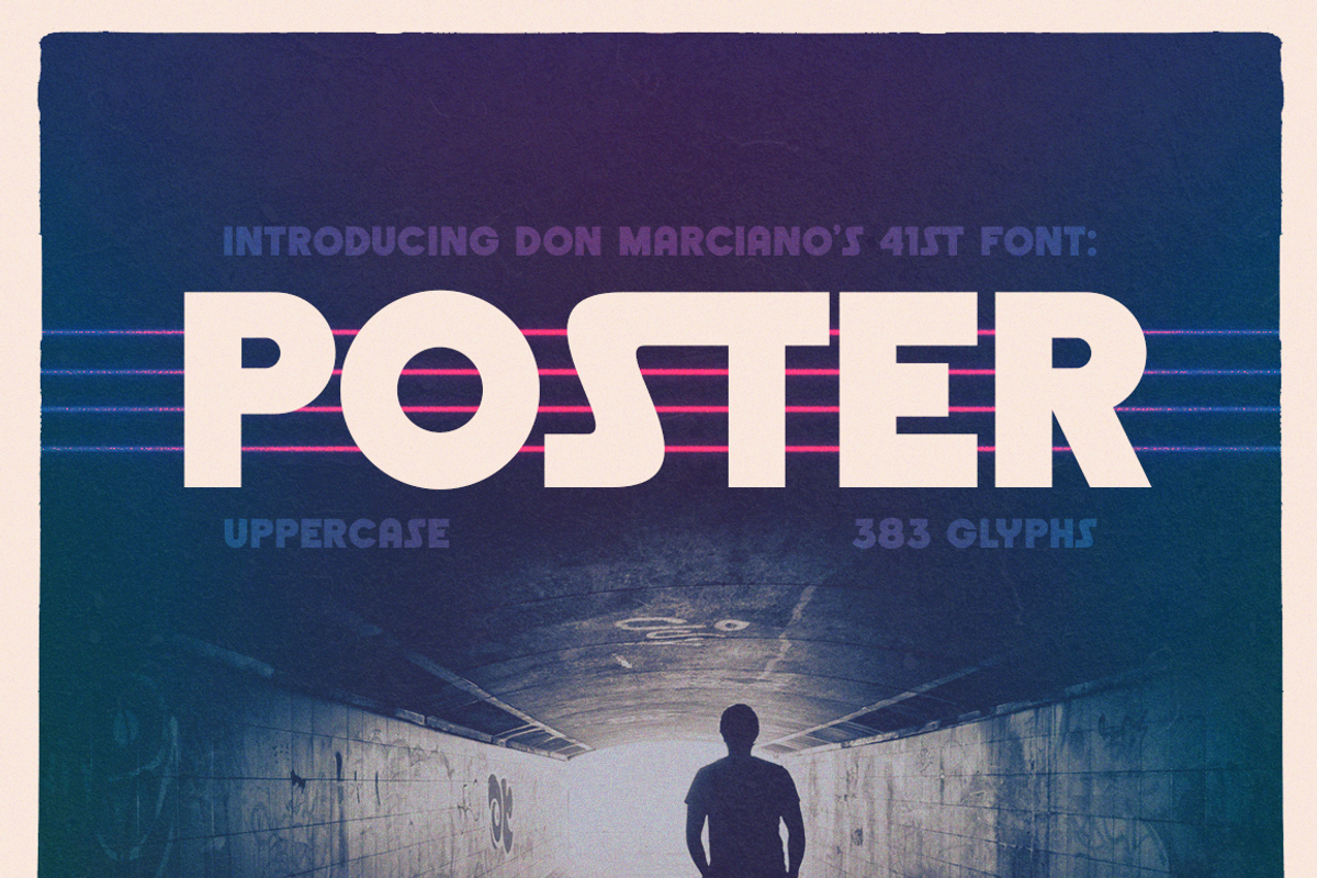Poster Bold, a Serif Font by DonMarciano (Photo 1 of 5)