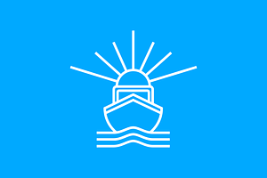 cruise line simple logo design vecto, a Branding & Logo Template by devastd
