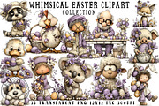 Whimsical Easter Clipart, an Illustration by OK Design (Thumbnail 1 of 6)