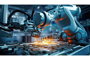 components technology diverse ai, a Technology Photo by pikepicture