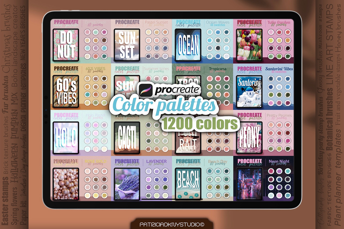 2500+ Procreate brushes // All shop, a Brush Add-On by PDknyStudio