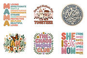 Faux Yarn Crochet Mother's Day PNG, an Illustration by SinaCreation (Thumbnail 3 of 8)
