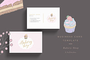 Bakery Shop Business Card Template, a Business Card Template by Nordic.Arg (Thumbnail 3 of 3)