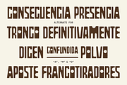 SFC LAS PARTA - Tall Display Font, a Sans Serif Font by Skilline Supply Co. (Thumbnail 6 of 8)