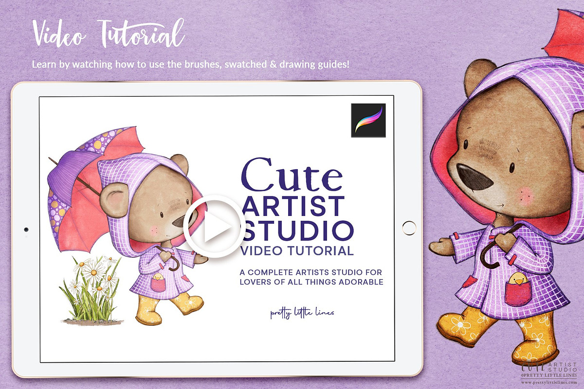 Brushes, Stamps & Texture Toolbox, a Brush Add-On by Pretty Little Lines (Photo 19 of 21)