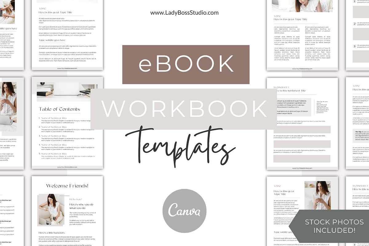eBook Template | Kate Carter, a Magazine Template by Lady Boss Studio (Photo 1 of 9)