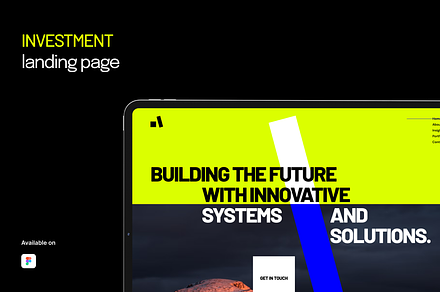 Modern Investment Landing Page