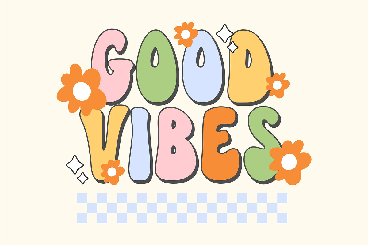 Dreamy Sunday - Groovy Retro Font, a Handwritten Font by Keithzo (Photo 3 of 8)