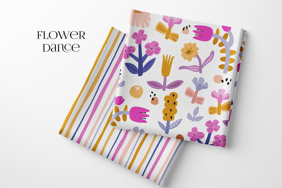 Flower Dance – Patterns Collection, a Pattern Graphic by PROTEA Watercolor Studio (Photo 6 of 7)