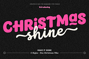 Christmas Shine, a Handwritten Font by BBtypeStudios (Thumbnail 1 of 24)