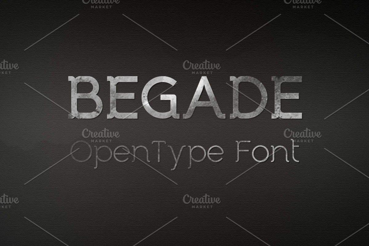 Begade OpenType Font