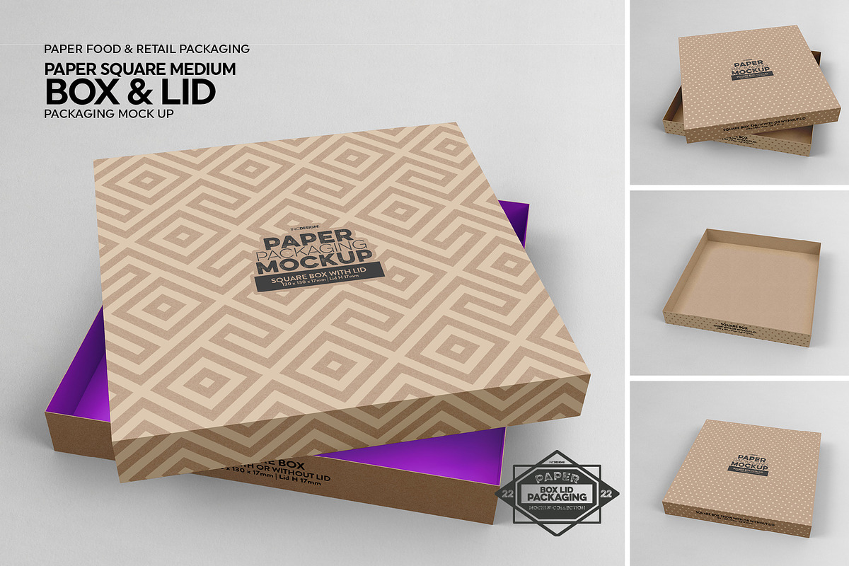 VOL. 22 Paper Box Packaging Mockups, a Cups & Container Mockup by INCDesign (Photo 7 of 14)