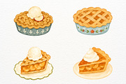 Cozy Apple Clipart Harvest Season, a Food Illustration by SugarCloudStudioArt (Thumbnail 6 of 6)