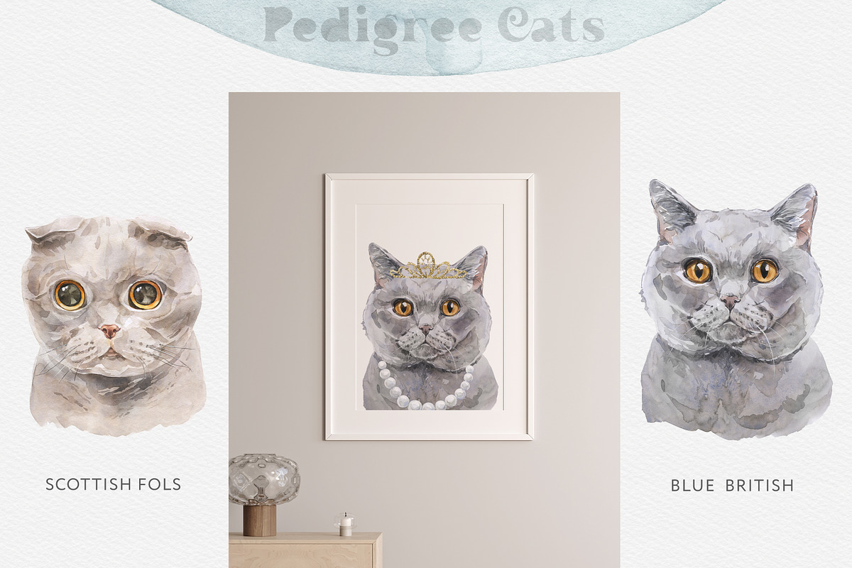 Feline Nature. Cat Portrait Creator, an Illustration by Cat In Colour (Photo 5 of 14)