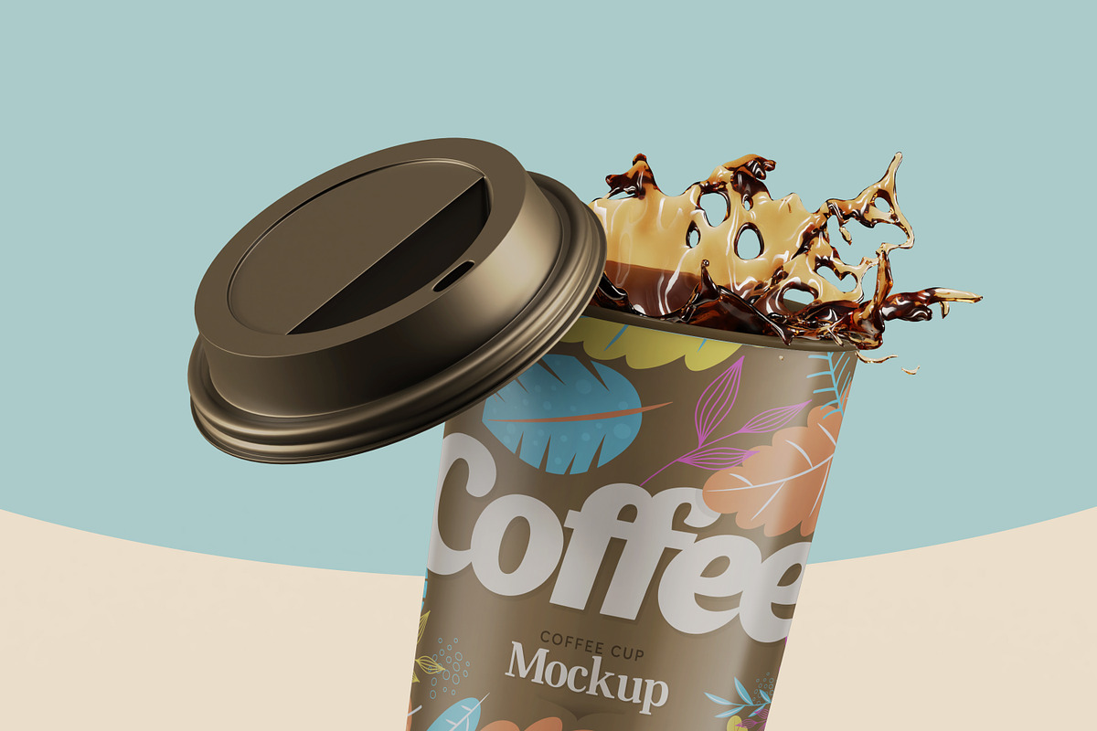 Realistic Coffee Cup Mock-up, a Print Template by Propex (Photo 21 of 24)