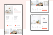 Furniture Website UI, an UI Kit Template by KreyaParekh (Thumbnail 3 of 4)