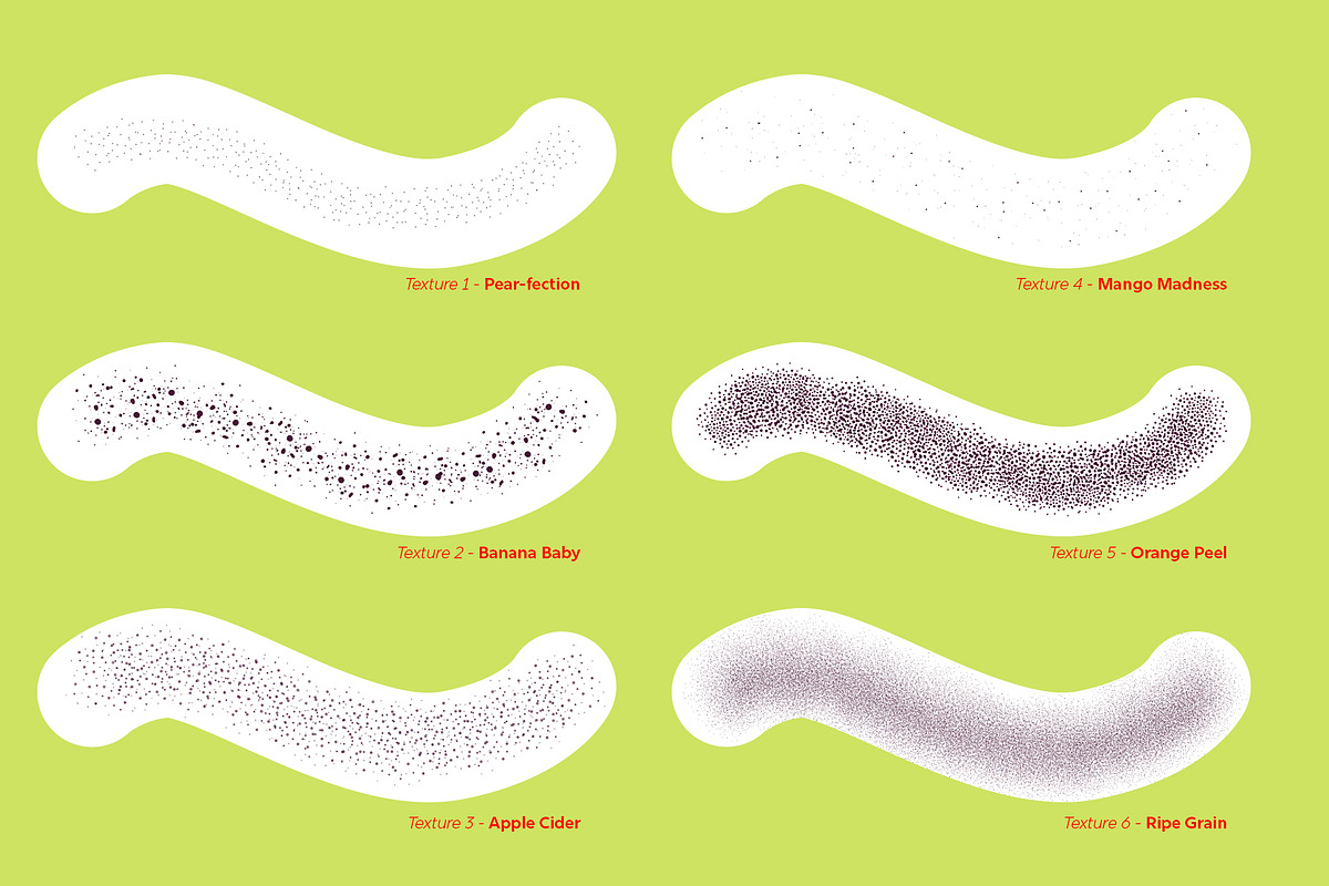 Fruity Texture Procreate Brush Set, a Brush Add-On by Tayla de Beer (Photo 5 of 8)