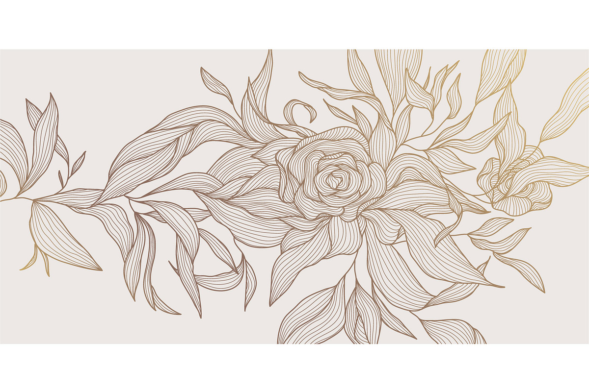 Line Flowers Illustrations, a Decorative Illustration by Marylia (Photo 8 of 19)