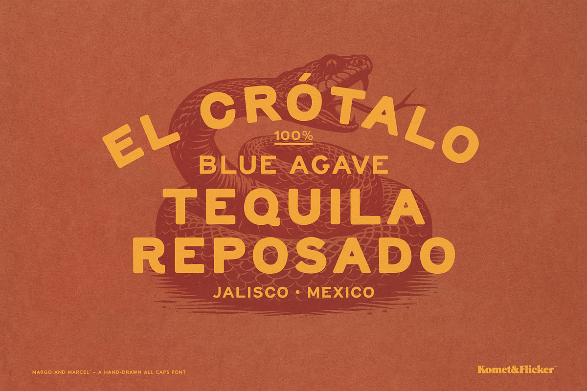 Margo and Marcel - A Hand-Drawn Font, a Sans Serif Font by Komet & Flicker (Photo 5 of 13)