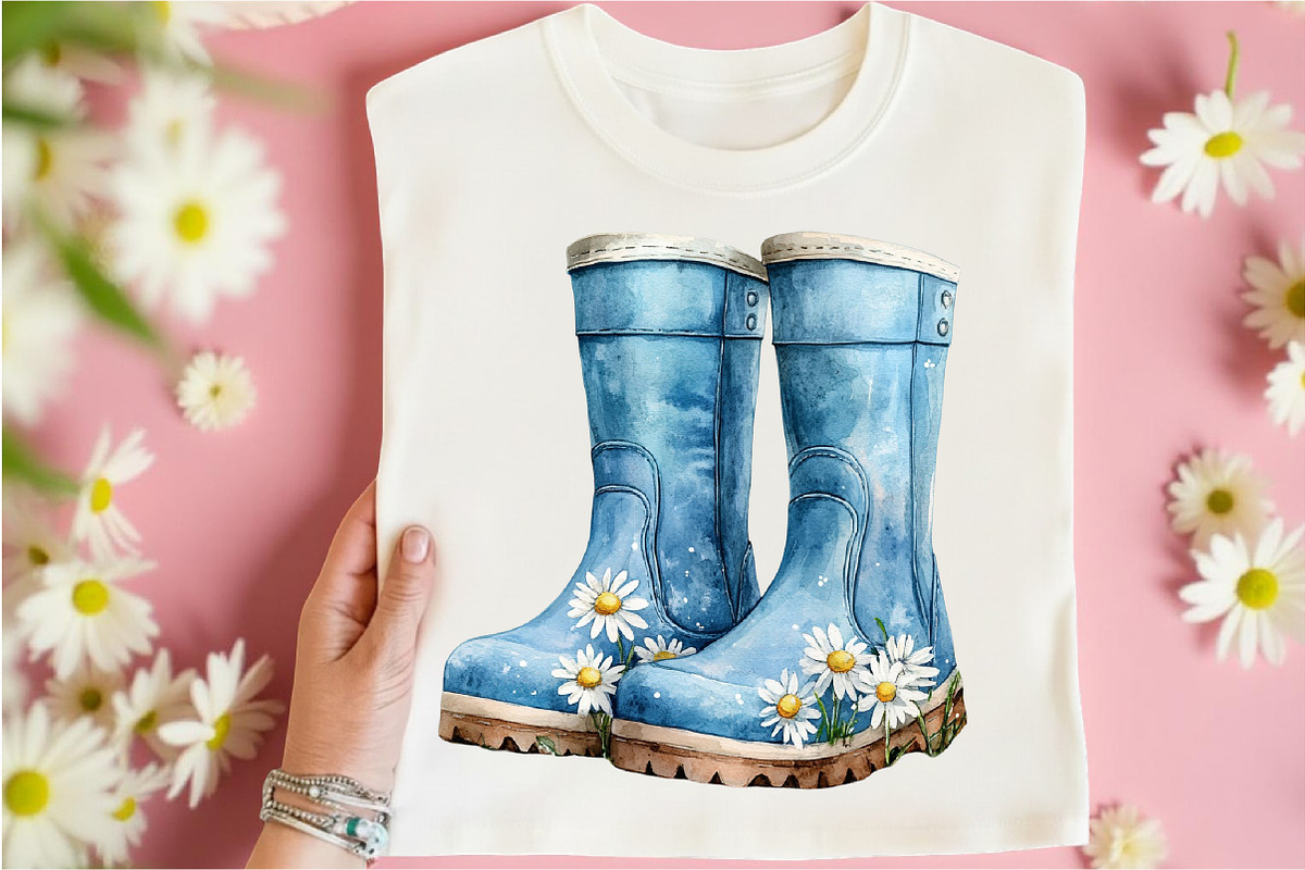 Dusty Blue Spring Clipart, an Illustration by Libby Wishes (Photo 5 of 9)
