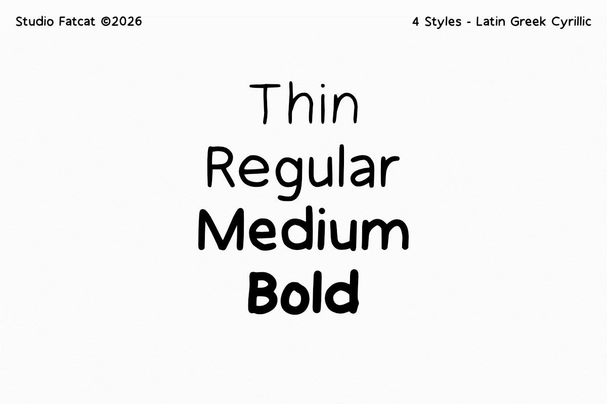 Handson Modern Handwritten Font, a Handwritten Font by Andika Fez (Photo 6 of 7)